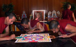 Tibetan Monks and Mandala Day 2 photos by Christina Jarmolinski