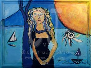 The Lady in the Black Dress  by Christina Jarmolinski