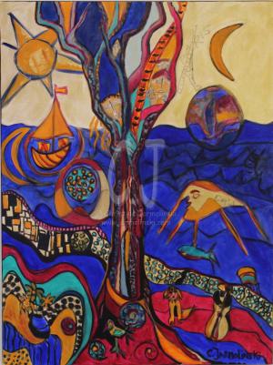 Klimt marries Dali by Christina Jarmolinski