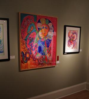 Love-Peace award winning painting  by Diane Mitchell