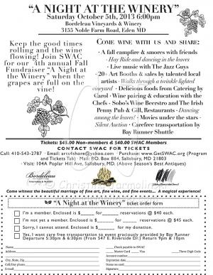 " A Night at the Winery."