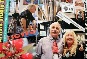 Collage on Refrigerator designed and executed by Christina Jarmolinski