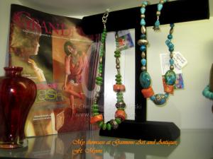 Grandeur and my showcase at Gannon's Art and Antiques by Christina Jarmolinski