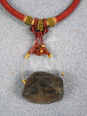 Beautiful Smokey Quartz "ART JEWELRY" by Chrisitna Jarmolinski