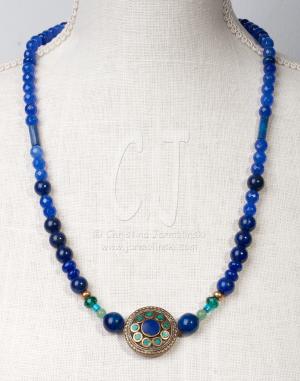 Vintage Inlay Lapis Lazuli and Turquoise 