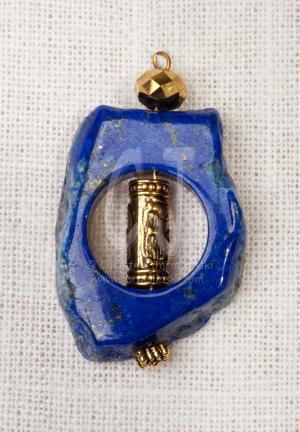 Lapis Lazuli Pendant III by Christina Jarmolinski