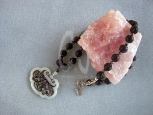 Two Dragons on White Jade "ART JEWELRY" by Christina Jarmolinski