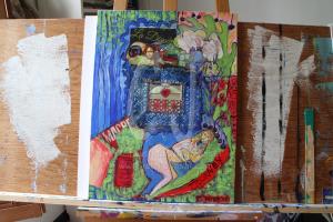 La Disput-The Journey by Christina Jarmolinski-Mixed Media