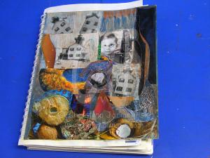 Boy with Camera -  excerpts out of Sketchbook by Christina Jarmolinski