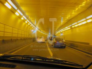 Through the bridge-tunnel by Christina Jarmolinski