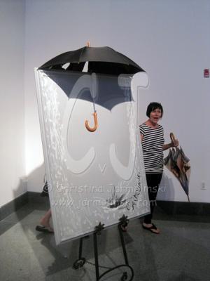 Installation "Rain" at Sydney & Berne Davis Art Center, Fort Myers © Christina Jarmolinski