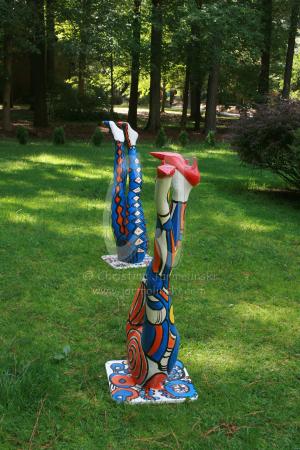 Funky Legs Installation  Pop Art by Christina Jarmolinski