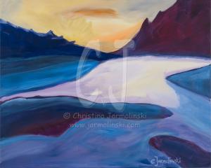 Mountain Lake by Christina Jarmolinski