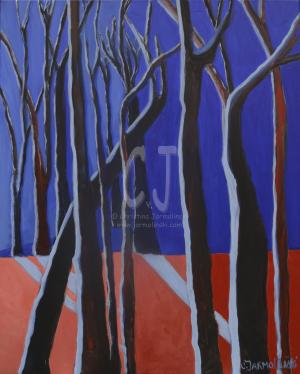 Trees in Winter by Christina Jarmolinski
