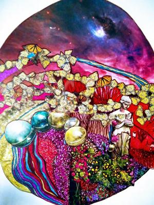 The Butterfly Planet -  Zen Art by Christina Jarmolinski
