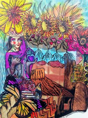 The Tale of a Beduoin Princess - Zen Art by Christina Jarmolinski