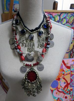 A palette of creations in my studio