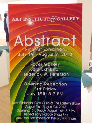 Abstract Collective Art Show Poster