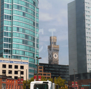 Baltimore - driving past these great pieces of architecture