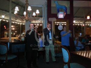 Gary, Todd and a Friend singing in harmony