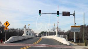 Bridge over the river Pocomoke in Snow Hill