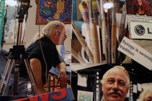 Collage on Refrigerator designed and executed by Christina Jarmolinski