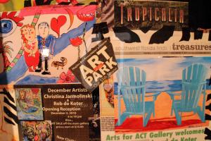 Collage on Refrigerator designed and executed by Christina Jarmolinski