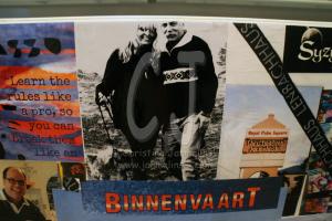 Collage on Refrigerator designed and executed by Christina Jarmolinski