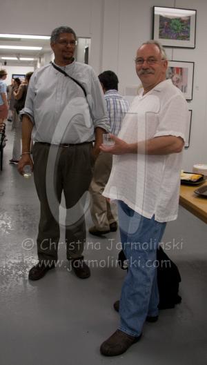David Allen Harris and Rob de Koter at CAN opening evening 