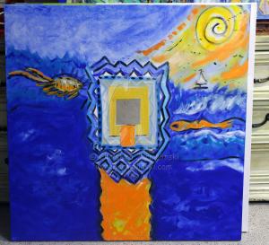 The process of The Little Cottage by the Sea