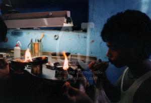 India-Silversmith's Workshop in Poona (Puna) 
