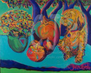 Lakshmi and the Pumpkins by Christina Jarmolinski