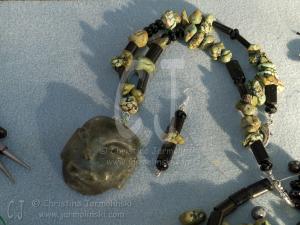 Antique Jade Buddha Chocker designed by Christina Jarmolinski