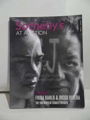 Frida Kahlo and Diego in Aoutherby's Auction Magazine in Gallery
