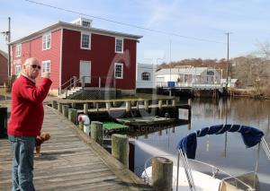 Rob at the Pocomoke by Christina Jarmolinski