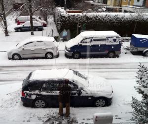 First Snow in Munich 2013 by Christina Jarmolinski