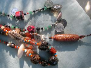 Three Commissioned Necklaces designed by Christina Jarmolinski