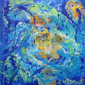 Art Abstraction-Assategaue Island Horses