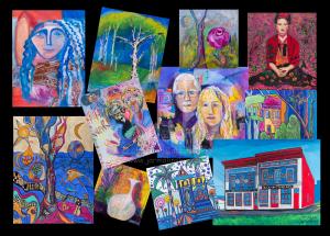 Narratives on Canvas - Solo show by christina Jarmolinski