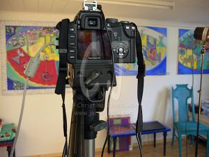 Camera Shooting at the Malerhof- Christina's Studio