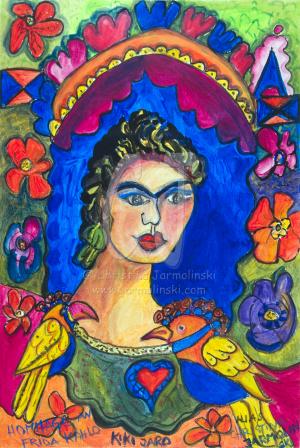 Firda with Birds by Christina Jarmolinski