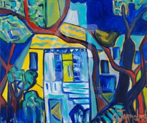 Tuscany I by Christina Jarmolinski  by Christina Jarmolinski