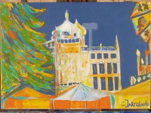 The Christmas Market in Augsburg, Germany  by Christina Jarmolinski