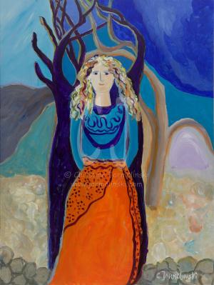 Rocks and  Olive Trees  by Christina Jarmolinski