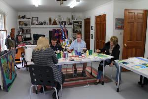 Sip and Paint in Christina Jarmolinski's newly renovated Art Studio