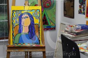 Picasso's Femme by Christina Jarmolinsk