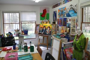The making of a Family Portrait at the Keukenhof, Holland by Christina Jarmolinski