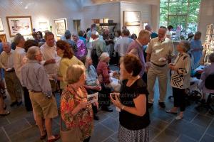 Great crowd of interested viewers and collectors of art in Rehoboth, De.