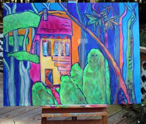 House in the Forest  by Christina Jarmolinski