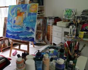 work in progress on the Island breeze